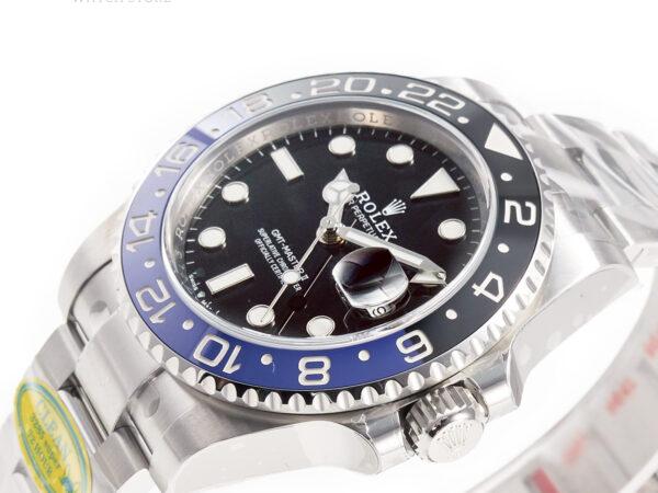 GMT-Master II 126710 BLNR Clean Black/Blue Ceramic 904L Steel Best Edition on Oyster Bracelet DD3285 CHS - Image 9
